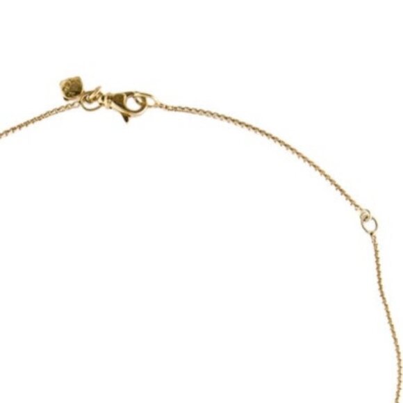 DAVID YURMAN 18K 750 YELLOW GOLD DIAMOND PETITE INFINITY STATION NECKLACE - Picture 8 of 9